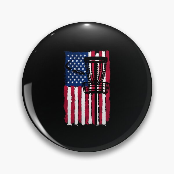 Artikelvorschau, Discgolf - USA-Flagge amerikanisch - Folf Frolf Männer Frauen Papa entworfen und verkauft von farhanhafeez.