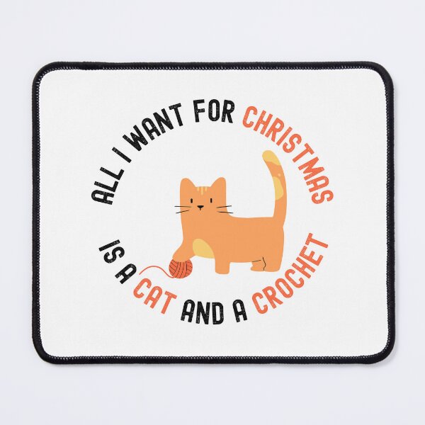 Item preview, All I want for Christmas is a Cat and a Crochet designed and sold by Coldhand34.