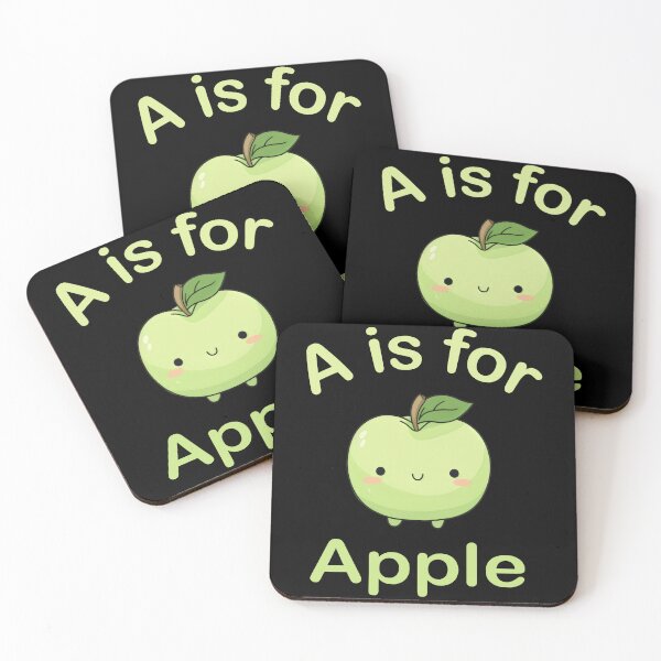 Item preview, A is for Apple - Toddler Kindergarten Preschool Teacher designed and sold by farhanhafeez.