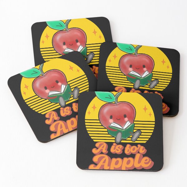 Item preview, A is for Apple - Toddler Kindergarten Preschool Teacher designed and sold by farhanhafeez.