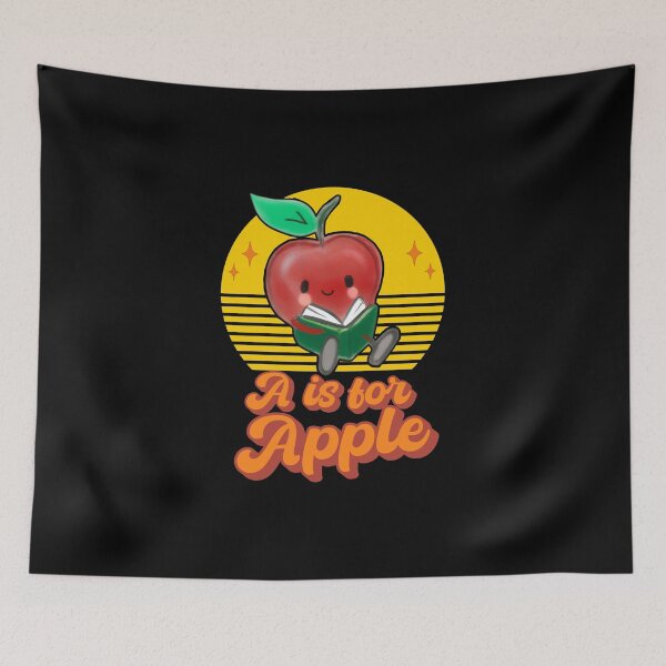 Item preview, A is for Apple - Toddler Kindergarten Preschool Teacher designed and sold by farhanhafeez.