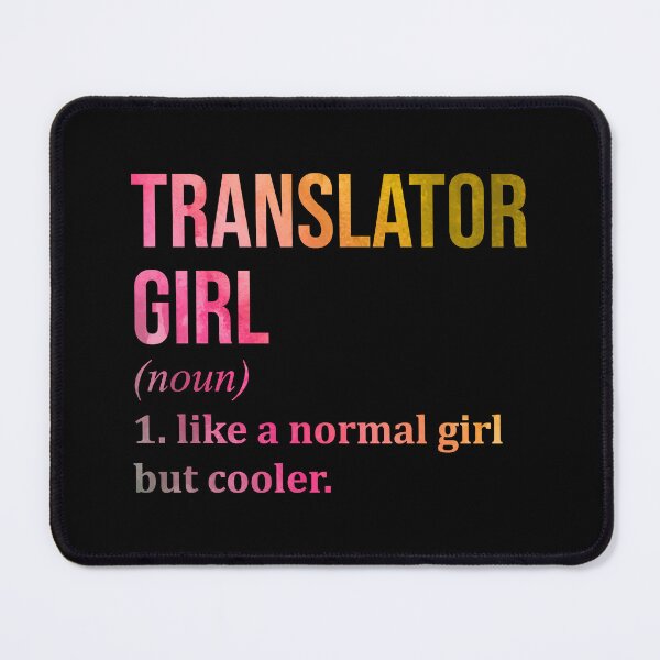 Item preview, Translator Girl Definition Translator in Watercolor designed and sold by XCIV.