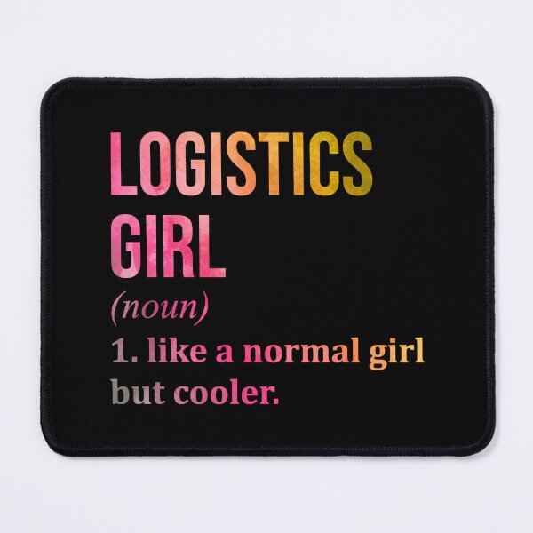 Item preview, Logistics Girl Definition Logistics in Watercolor designed and sold by XCIV.