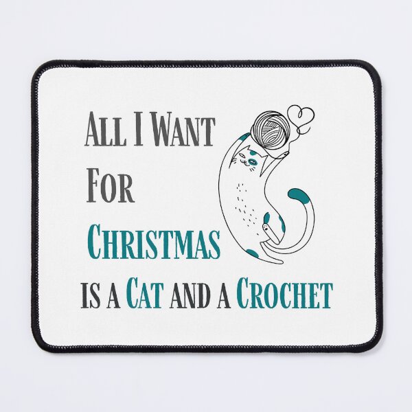 Item preview, All I want for Christmas is a Cat and a Crochet designed and sold by Coldhand34.