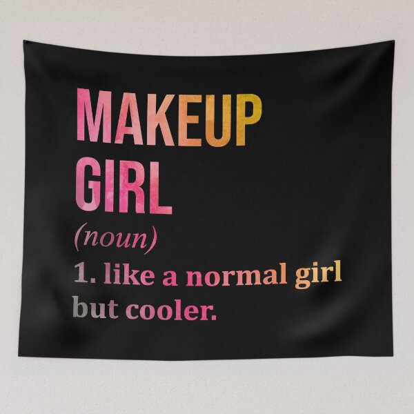 Item preview, Makeup Girl Definition Makeup Artist in Watercolor designed and sold by XCIV.