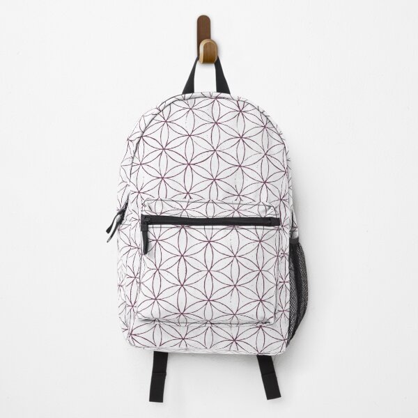 Item preview, Flower of Life Linocut Pattern - Snow + Beet designed and sold by Irene Estelle.