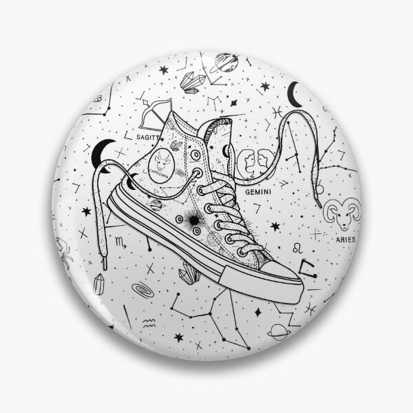 Item preview, Capricorn High tops - Black & white designed and sold by MickeyEdwards.