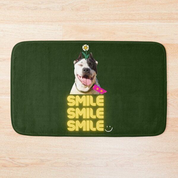 Item preview, Lovely Pitbull for Smile Day flower designed and sold by Kissudesign.