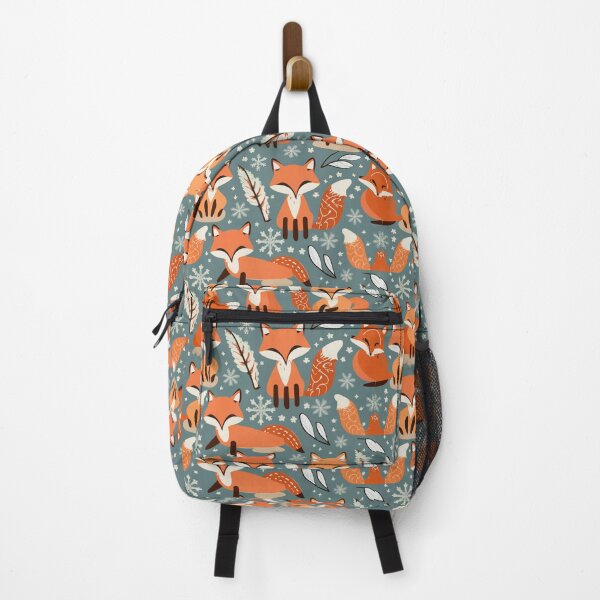 Item preview, Enchanting Winter Woodland Creature Fox Pattern designed and sold by Tamas Das.