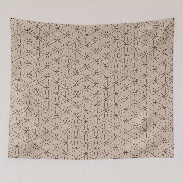 Artikelvorschau, Flower of Life Linocut Pattern - Dove + Beet entworfen und verkauft von Irene Estelle.