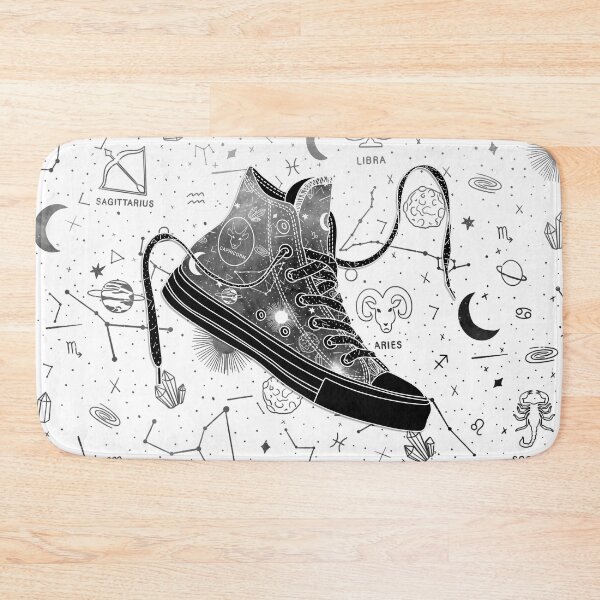 Item preview, Capricorn high tops - Space canvas designed and sold by MickeyEdwards.