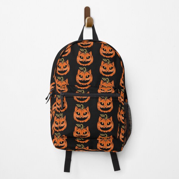 Item preview, Halloween pumpkin cat designed and sold by RetroNibylander.