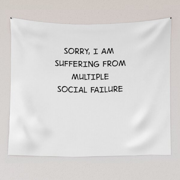 Item preview, Social Failure designed and sold by Vectorqueen.