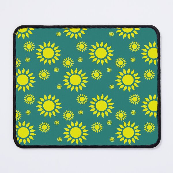 Item preview, Yellow Green Sun Abstract Pattern designed and sold by PatternTitan.