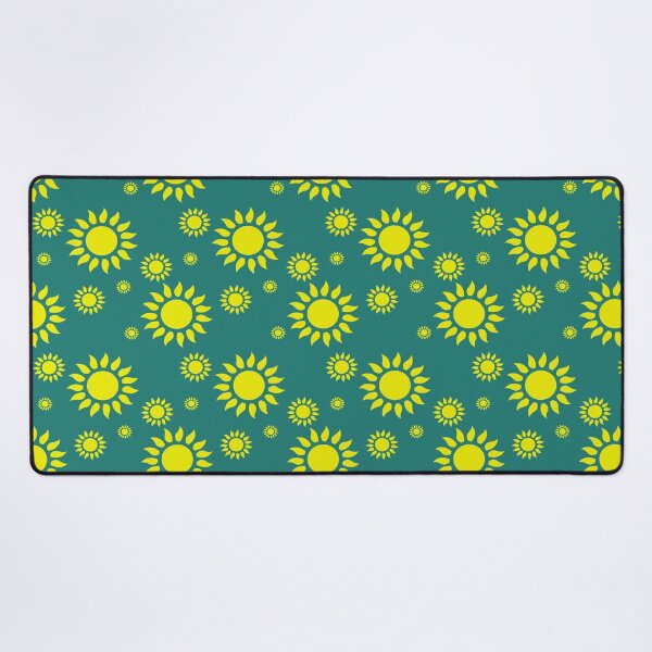 Item preview, Yellow Green Sun Abstract Pattern designed and sold by PatternTitan.