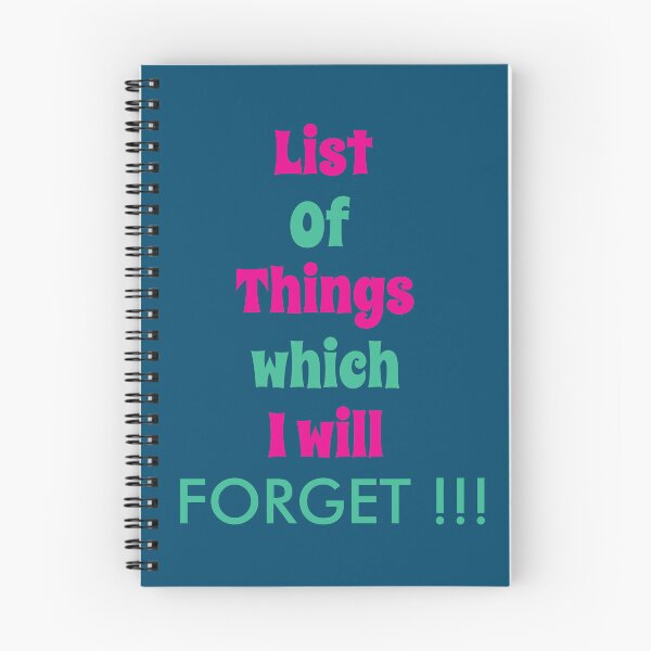 Item preview, Funny Reminder For Forgetful People Don't Forget designed and sold by Nisha Prabhu.