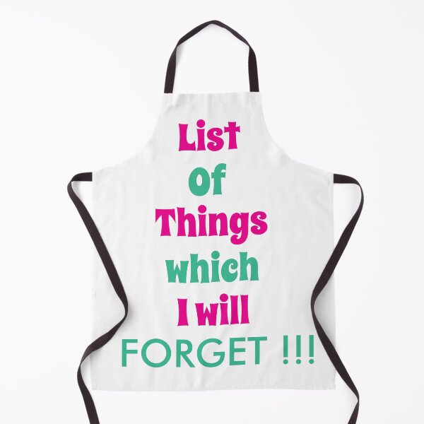 Item preview, Funny Reminder For Forgetful People Don't Forget designed and sold by Nisha Prabhu.
