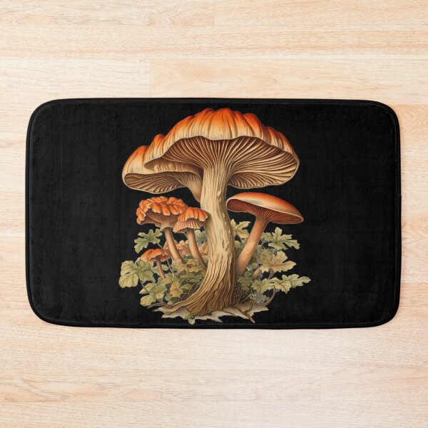 Item preview, Forest Mushrooms, eech mushroom vintage style ilustration designed and sold by Sunmoonlove.