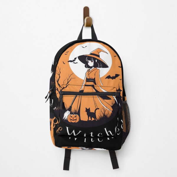 Item preview, Be-Witched Bewitched Anime Witch with Cute Black Cat designed and sold by DevemDavam.
