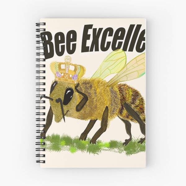 Item preview, Funny Bee Excellent Bee Wearing a Crown designed and sold by FileStyle.