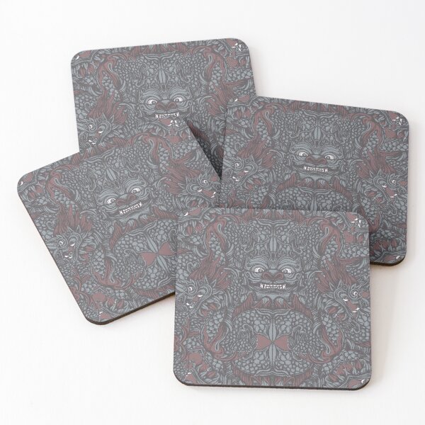 Item preview, Red Foo Dog Flat designed and sold by fakeface.