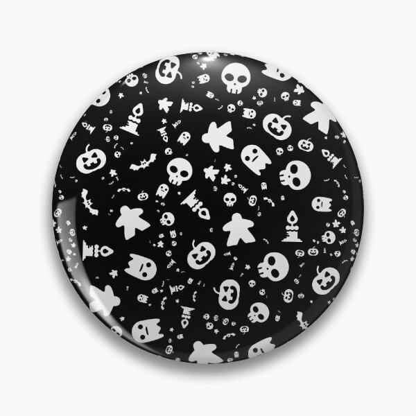 Item preview, Meeple Halloween Pattern Board Games designed and sold by pixeptional.