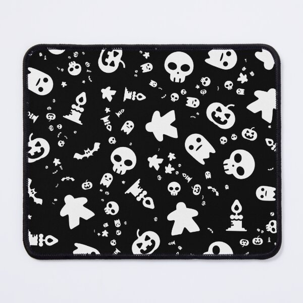 Item preview, Meeple Halloween Pattern Board Games designed and sold by pixeptional.