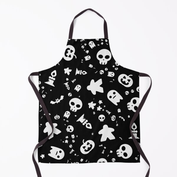 Item preview, Meeple Halloween Pattern Board Games designed and sold by pixeptional.