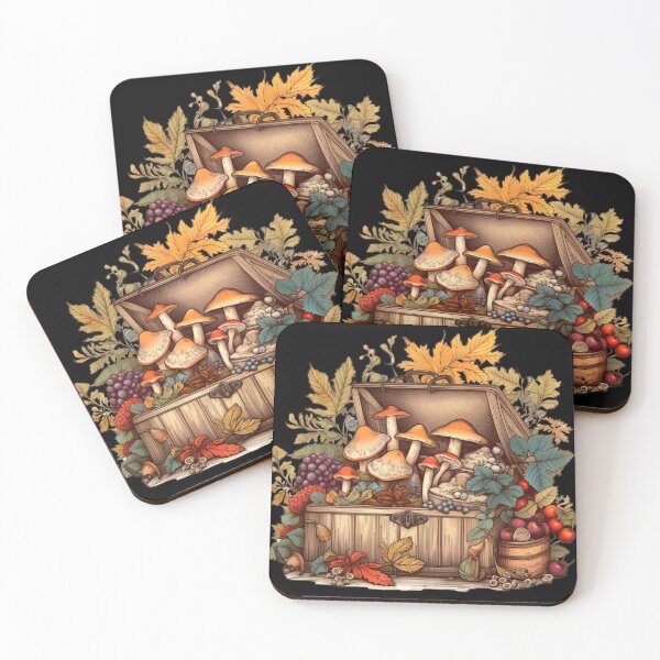 Item preview, Forest Treasure Chest, Treasures of Nature, Autumn Gifts Vintage style designed and sold by Sunmoonlove.