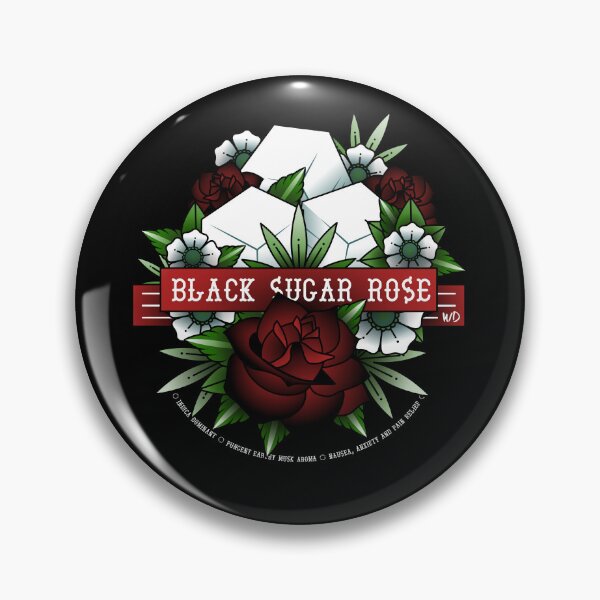 Item preview, Black Sugar Rose designed and sold by WeedDictionary.