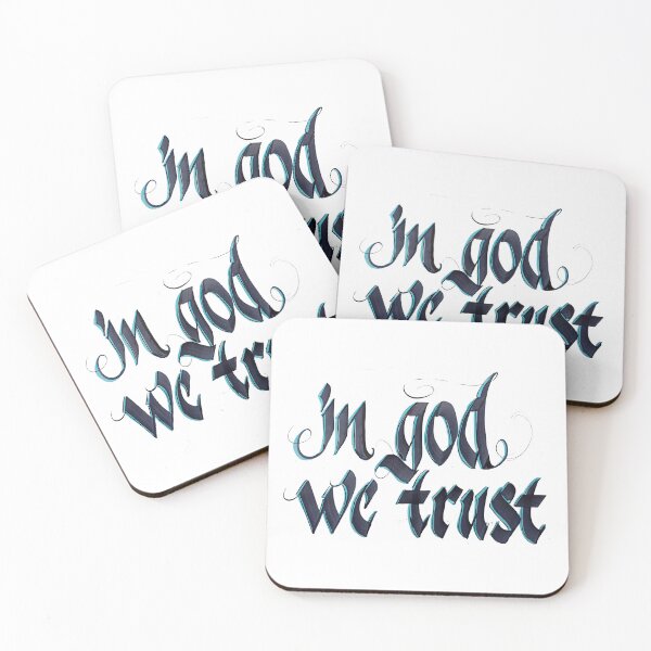 Item preview, in god we trust designed and sold by calligraphysto.
