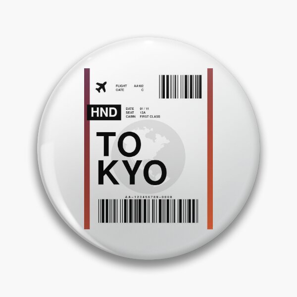 Item preview, Tokyo Boarding Pass designed and sold by RabbitK.