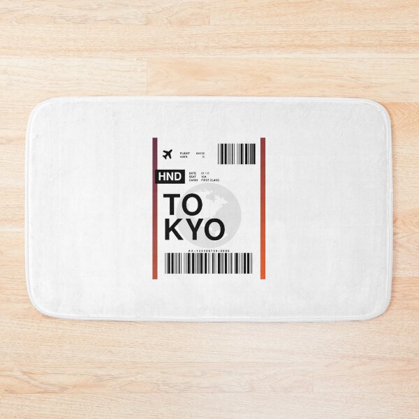 Item preview, Tokyo Boarding Pass designed and sold by RabbitK.