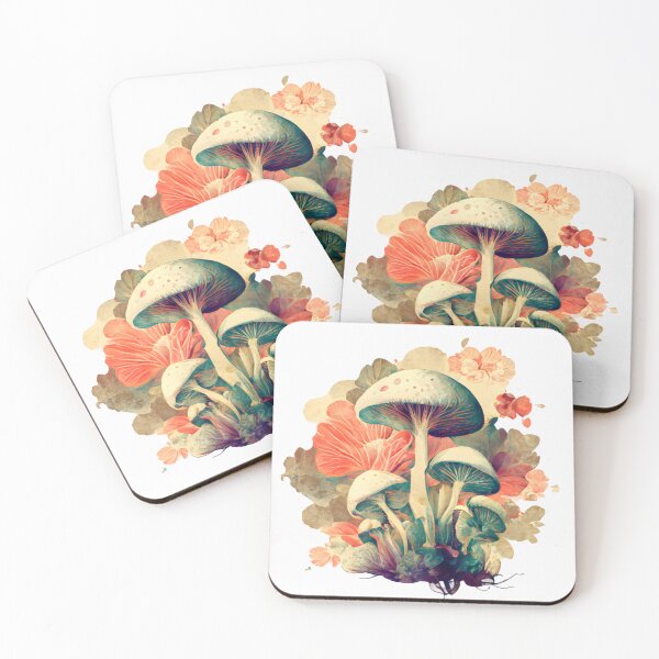 Item preview, Magic Mushroom Floral designed and sold by PODUNUSUAL.