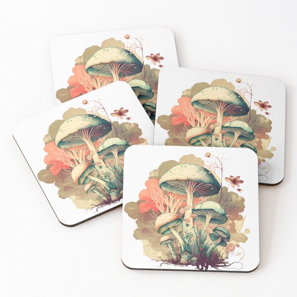 Item preview, Magic Mushroom Floral designed and sold by PODUNUSUAL.