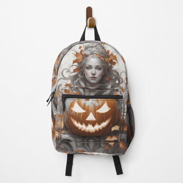 Item preview, Artistic pumpkin lantern with autumnal ornaments designed and sold by FotoworldEdel.