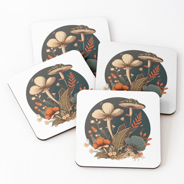 Item preview, Magic Mushroom Floral designed and sold by PODUNUSUAL.
