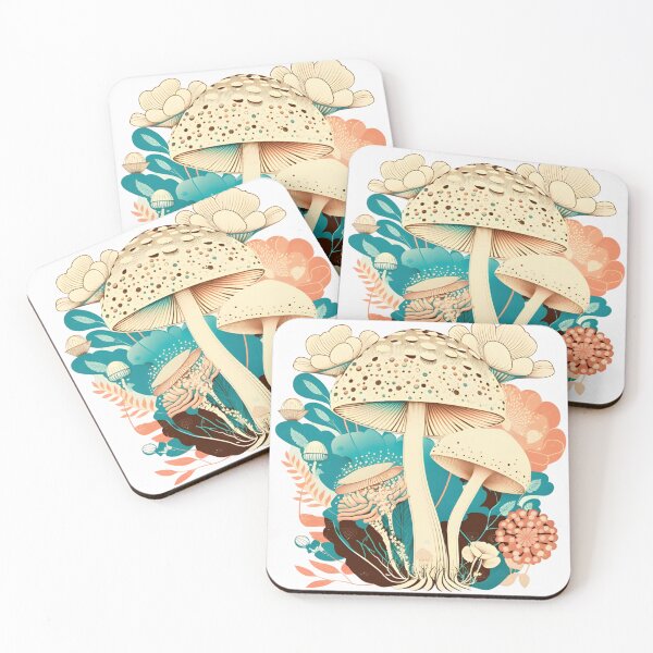 Item preview, Magic Mushroom Floral designed and sold by PODUNUSUAL.