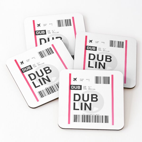 Item preview, Dublin Boarding Pass designed and sold by RabbitK.
