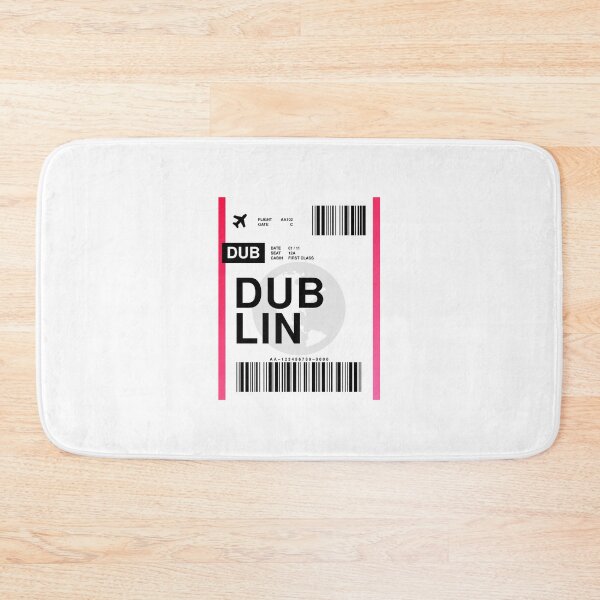 Item preview, Dublin Boarding Pass designed and sold by RabbitK.