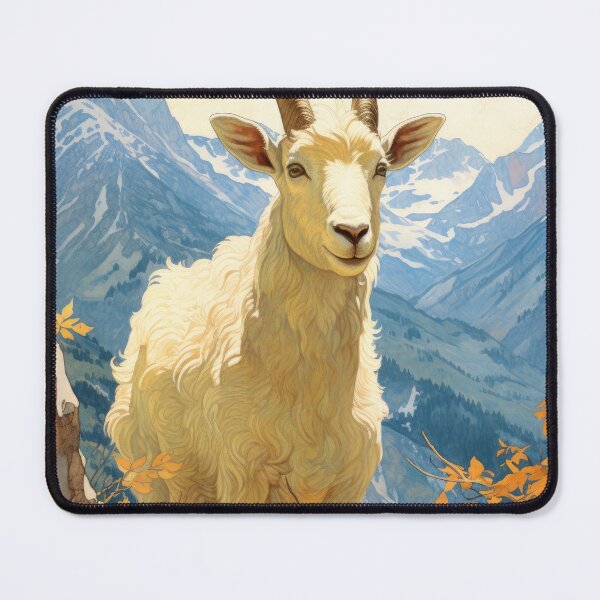 Item preview, Majestic Goat Amidst Autumn Peaks designed and sold by VisionDuke.