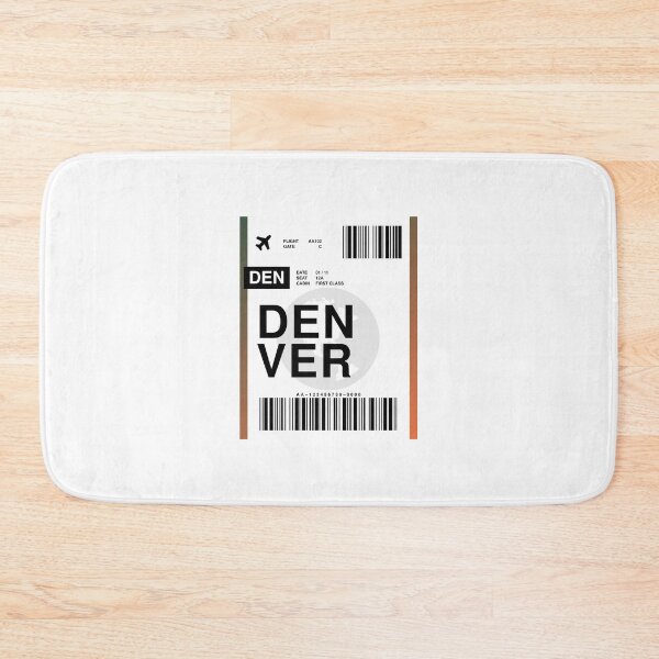 Item preview, Denver Boarding Pass designed and sold by RabbitK.