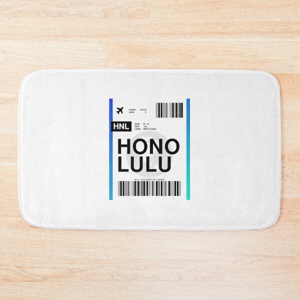 Item preview, Honolulu Boarding Pass designed and sold by RabbitK.