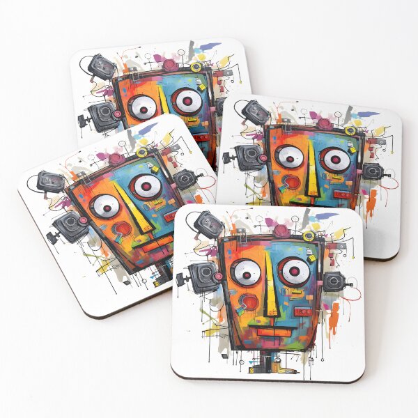 Item preview, Technicolor Robot designed and sold by WenegeeDesigns.