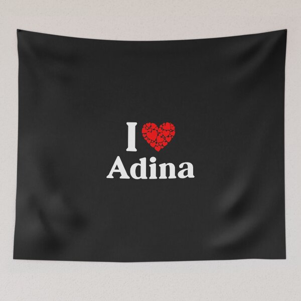 Item preview, Adina Heart - I Love Adina designed and sold by MiraclePitts.