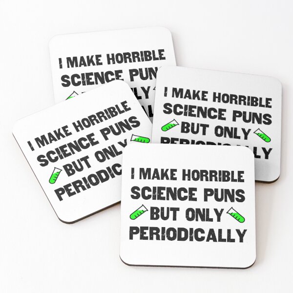 Item preview, Science Puns Periodically designed and sold by ScienceCorner.