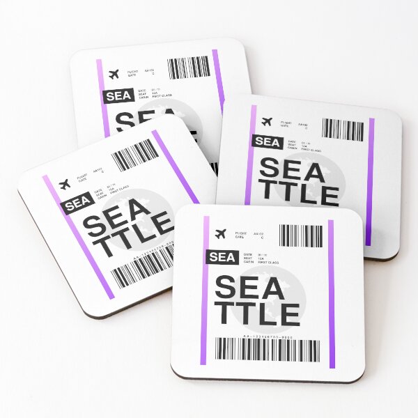 Item preview, Tarjeta de embarque de Seattle designed and sold by RabbitK.