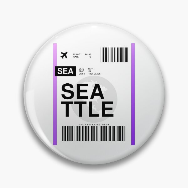 Item preview, Tarjeta de embarque de Seattle designed and sold by RabbitK.