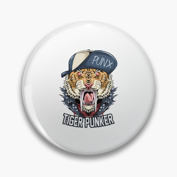 Item preview, tiger punker, tiger rock, punx tiger punker designed and sold by GreyStanzione1.