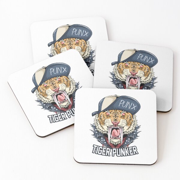 Item preview, tiger punker, tiger rock, punx tiger punker designed and sold by GreyStanzione1.